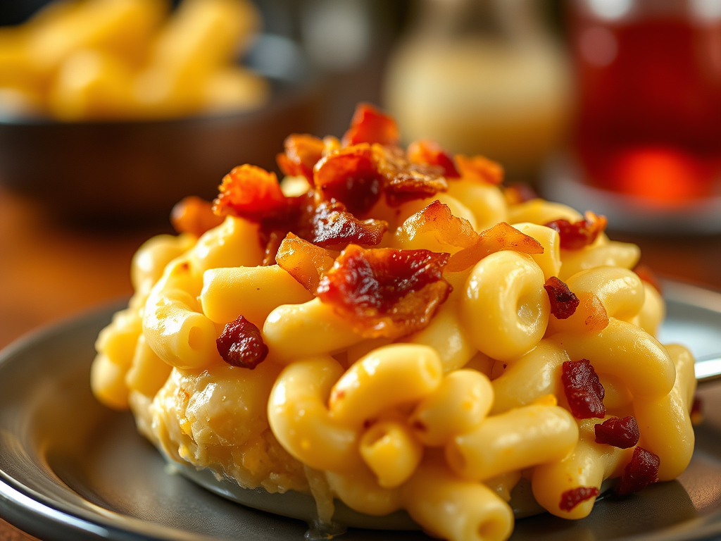 Mac & cheese gouda fumé et&nbsp;bacon